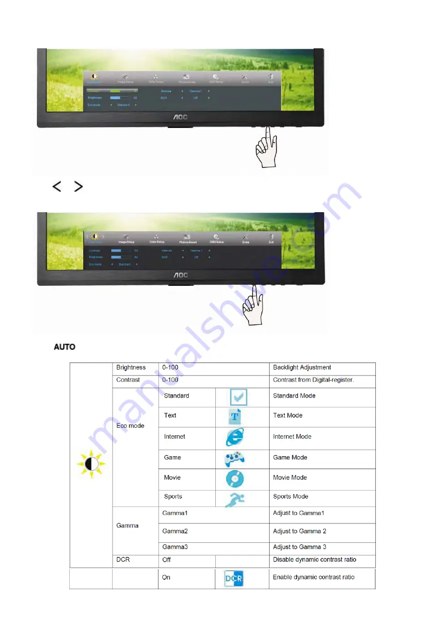 AOC E2060PDA Service Manual Download Page 9