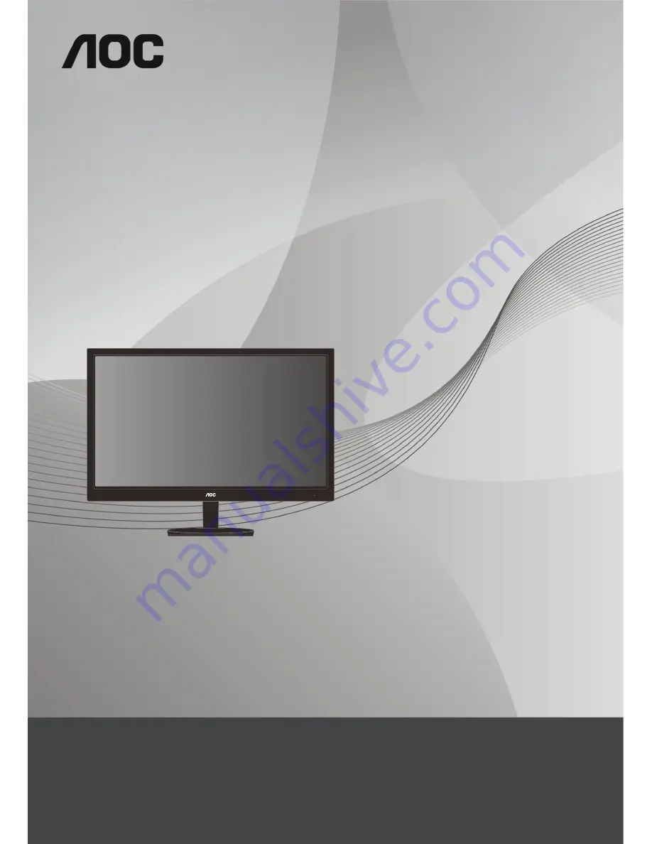 AOC E2251FWU User Manual Download Page 1