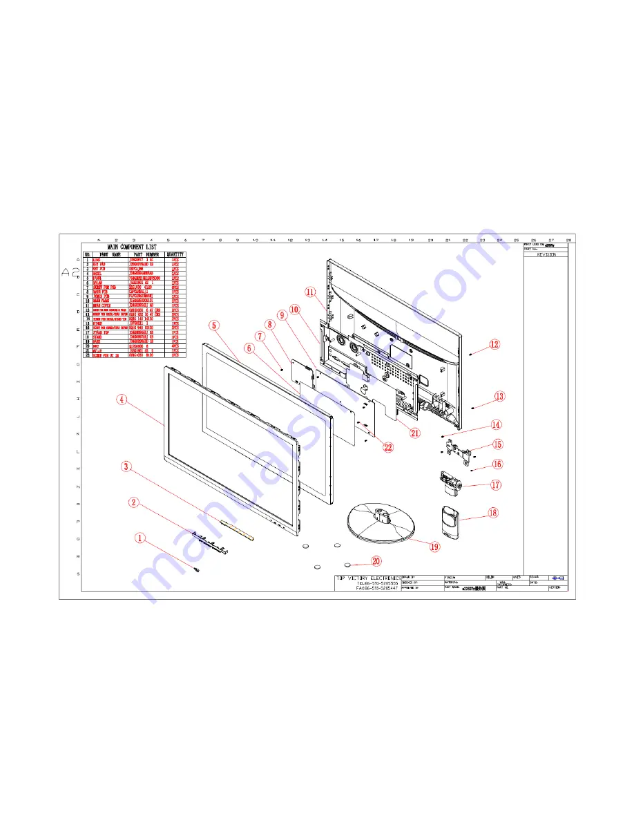 AOC E2252VW Service Manual Download Page 29