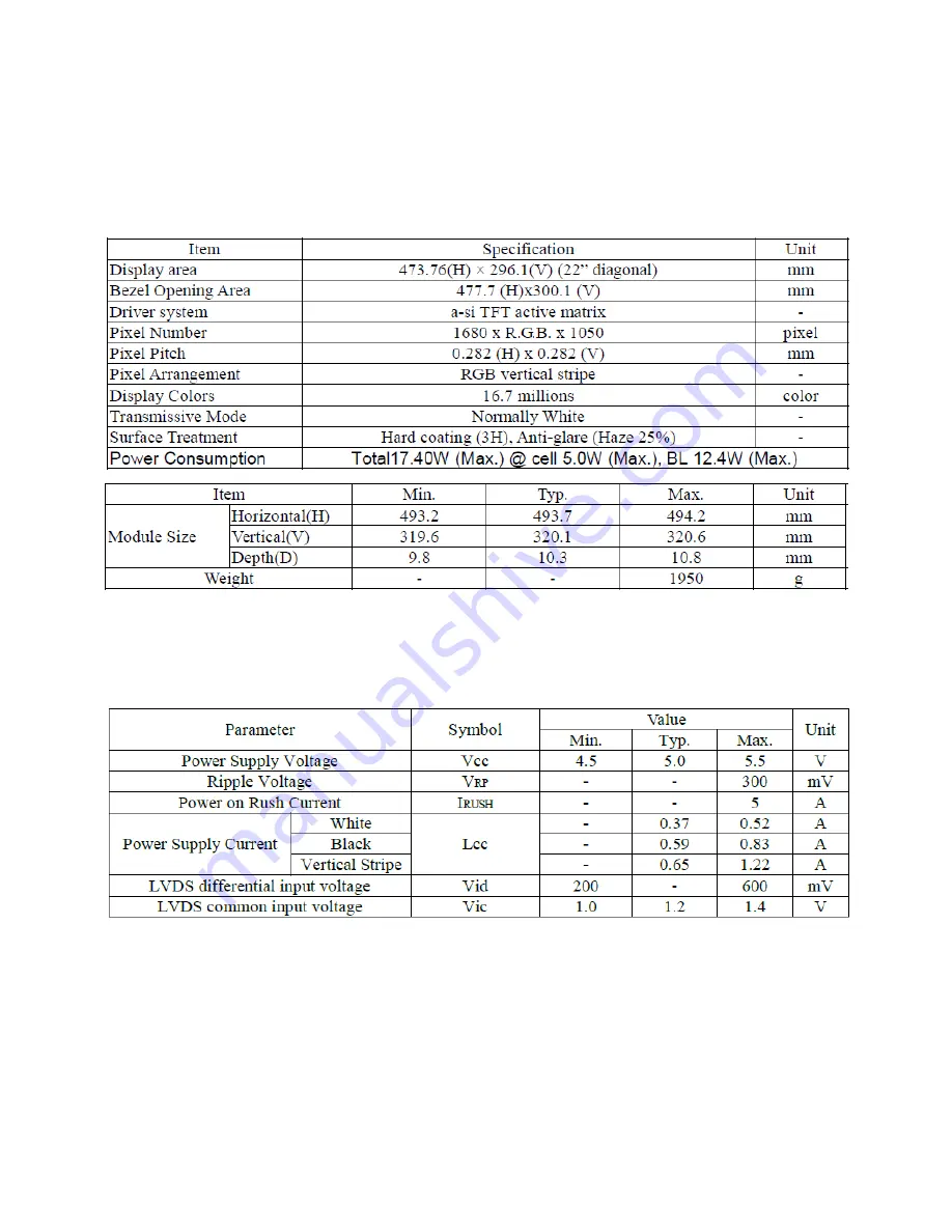 AOC e2260Phu Service Manual Download Page 26