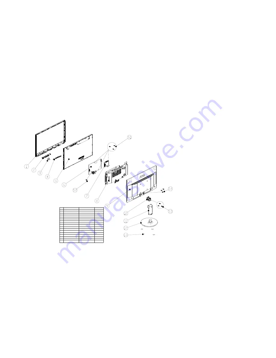 AOC E2260SWD Service Manual Download Page 46