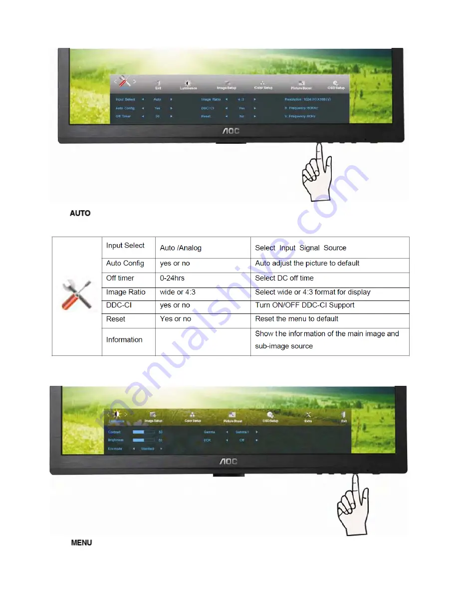 AOC e2260Swda Service Manual Download Page 22