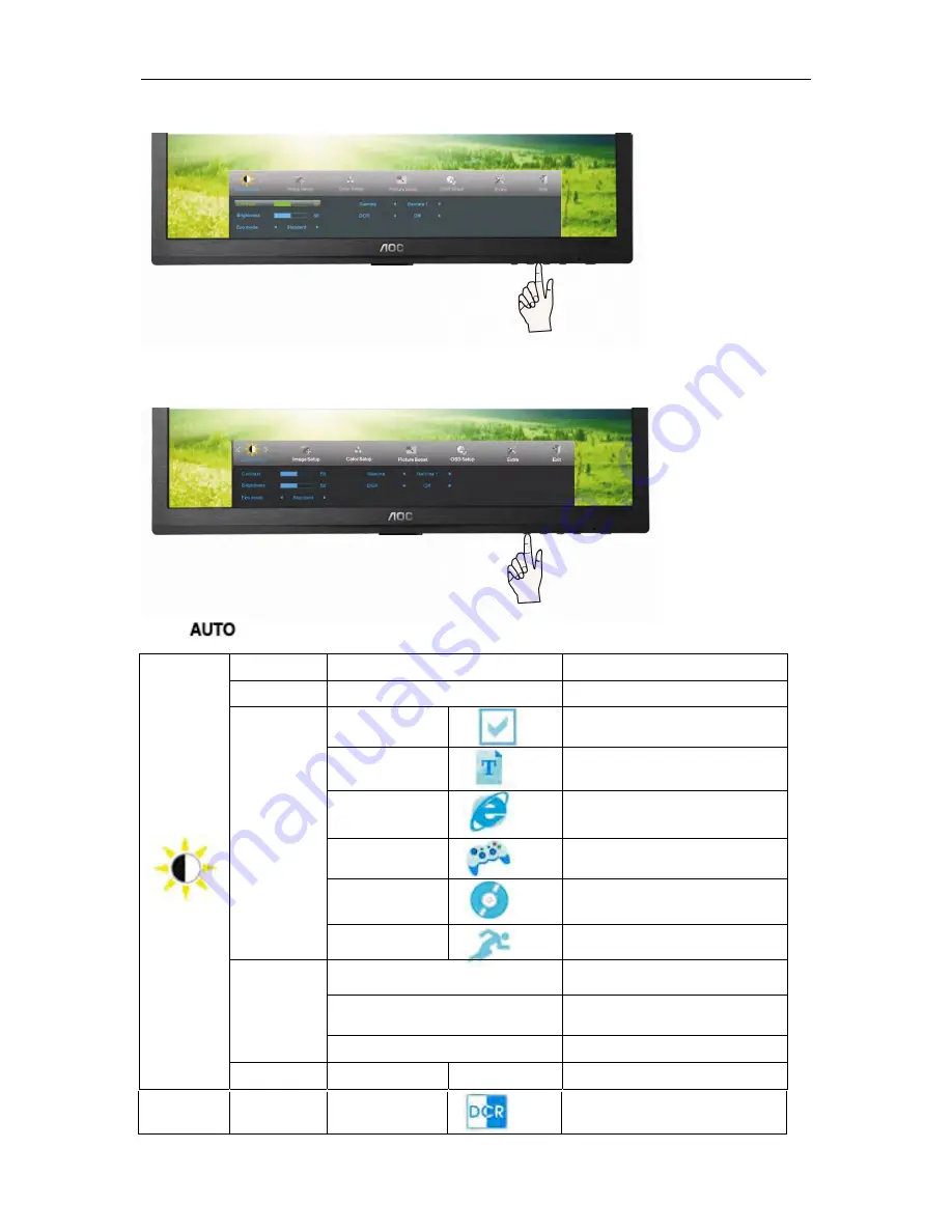 AOC e2260Swda Скачать руководство пользователя страница 21