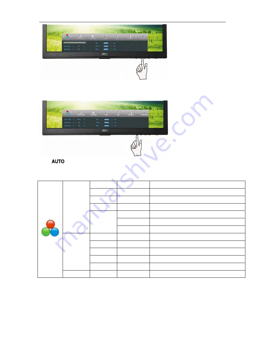 AOC e2260Swda Скачать руководство пользователя страница 25