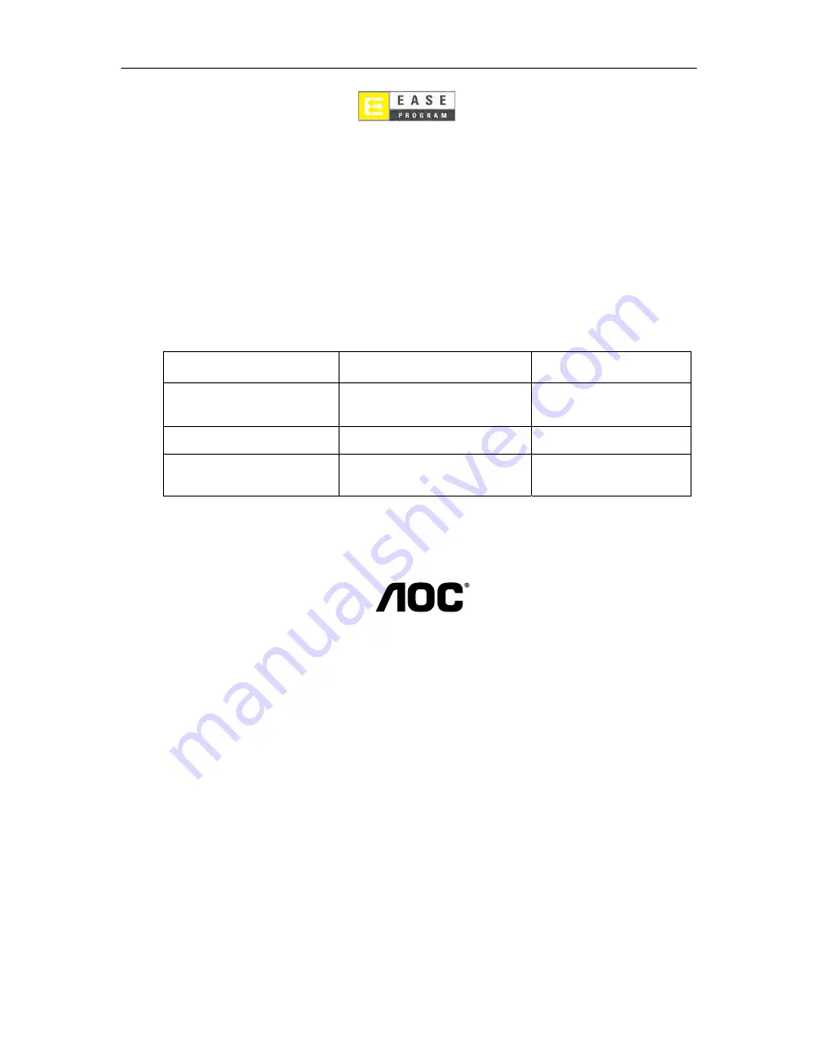 AOC e2260Swda User Manual Download Page 61