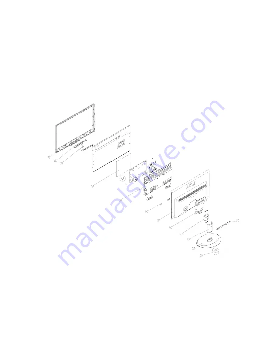 AOC e2350Sh Service Manual Download Page 58