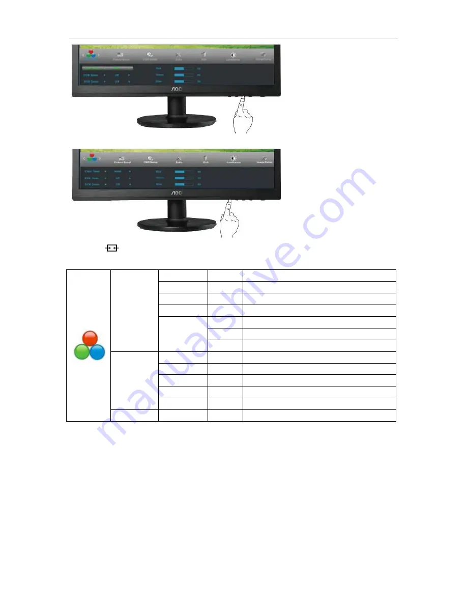 AOC e2360Sd Manual Download Page 24