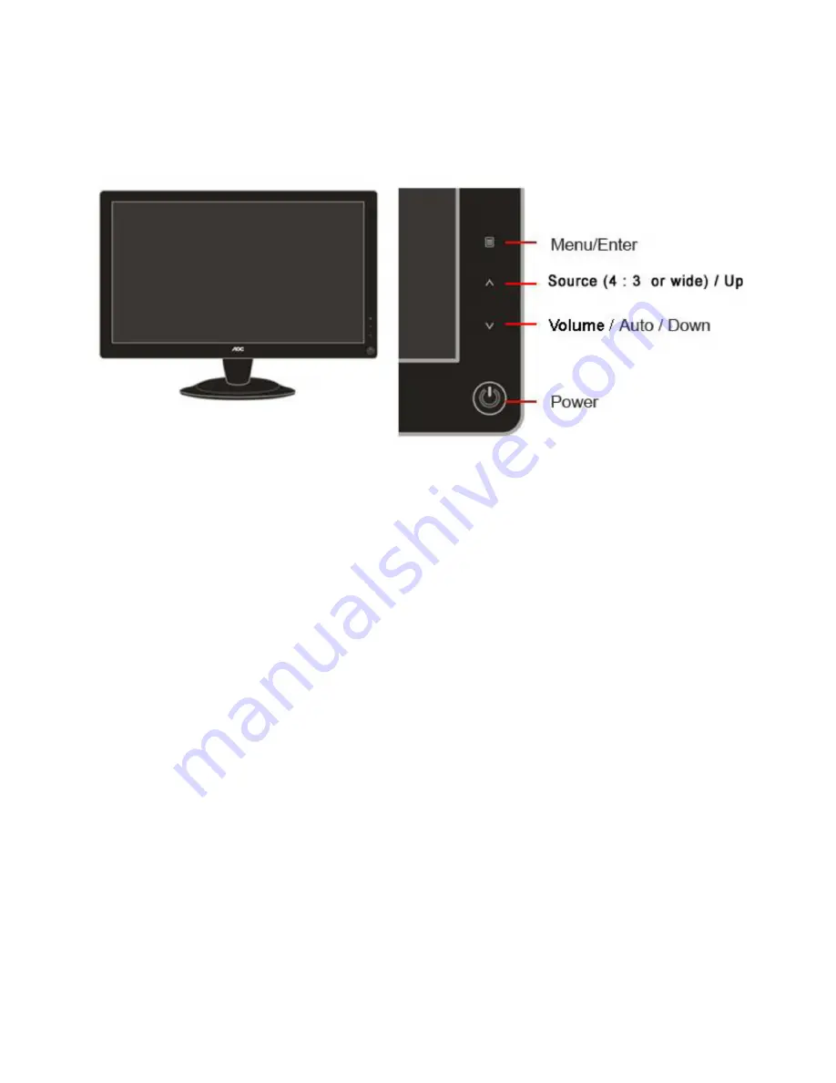 AOC e2436Vwa Service Manual Download Page 8