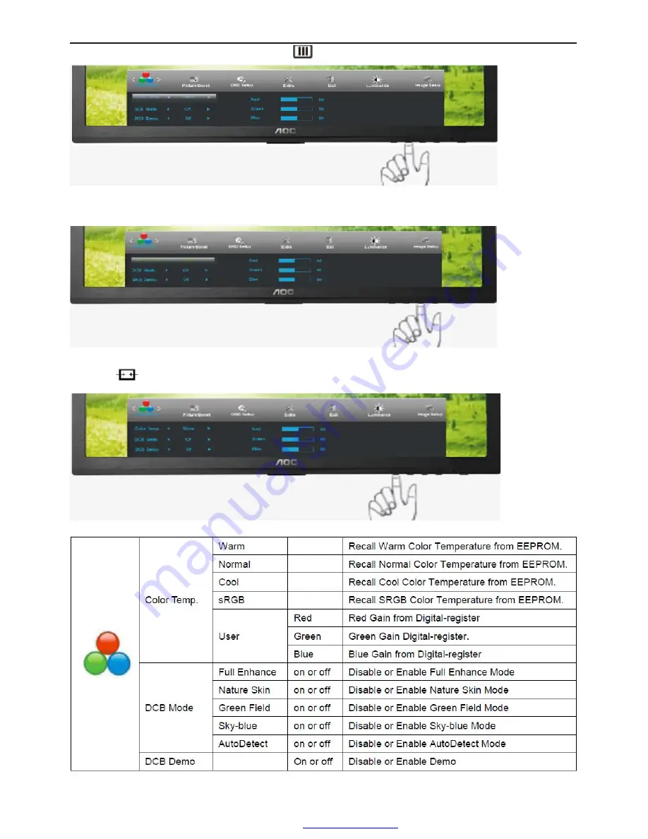 AOC E2460PDA Service Manual Download Page 16