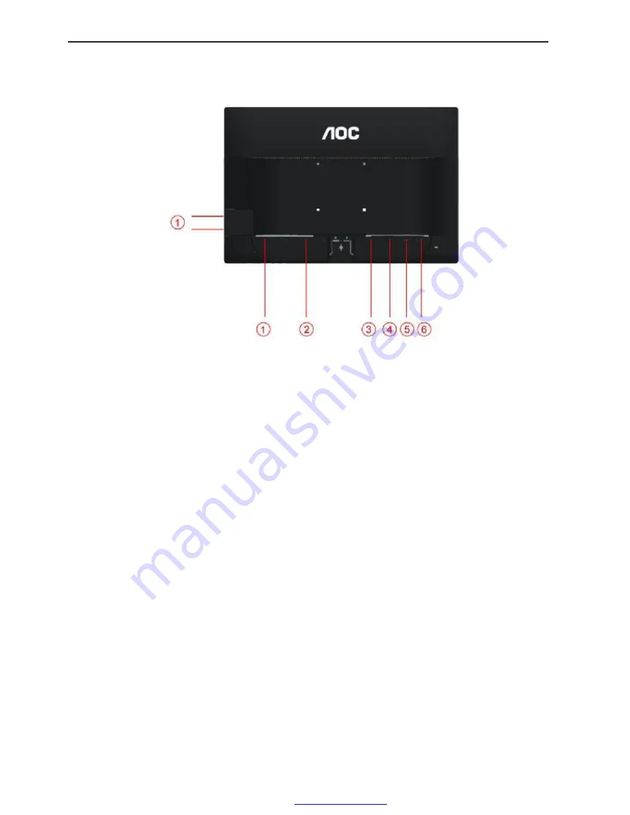 AOC E2460PWHU Service Manual Download Page 8