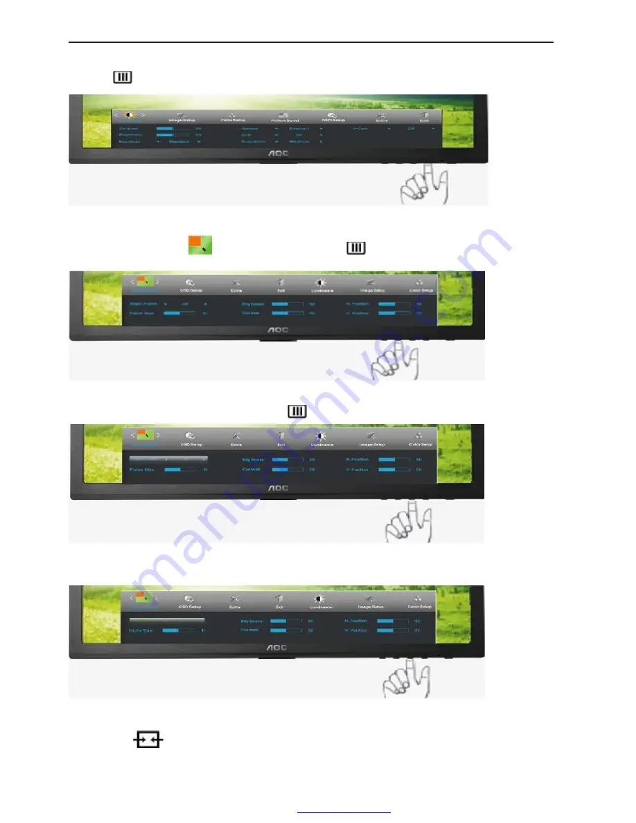 AOC E2460PWHU Service Manual Download Page 17