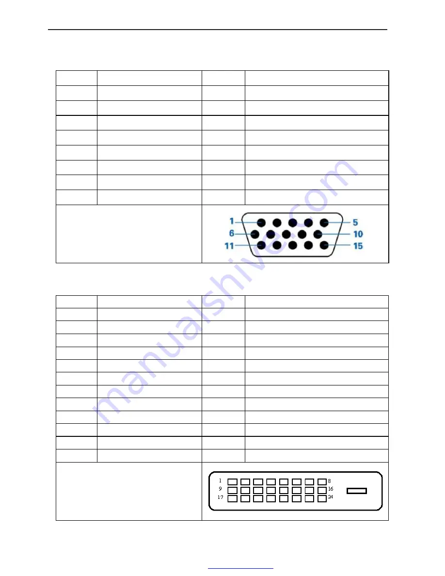 AOC E2460PWHU Service Manual Download Page 22