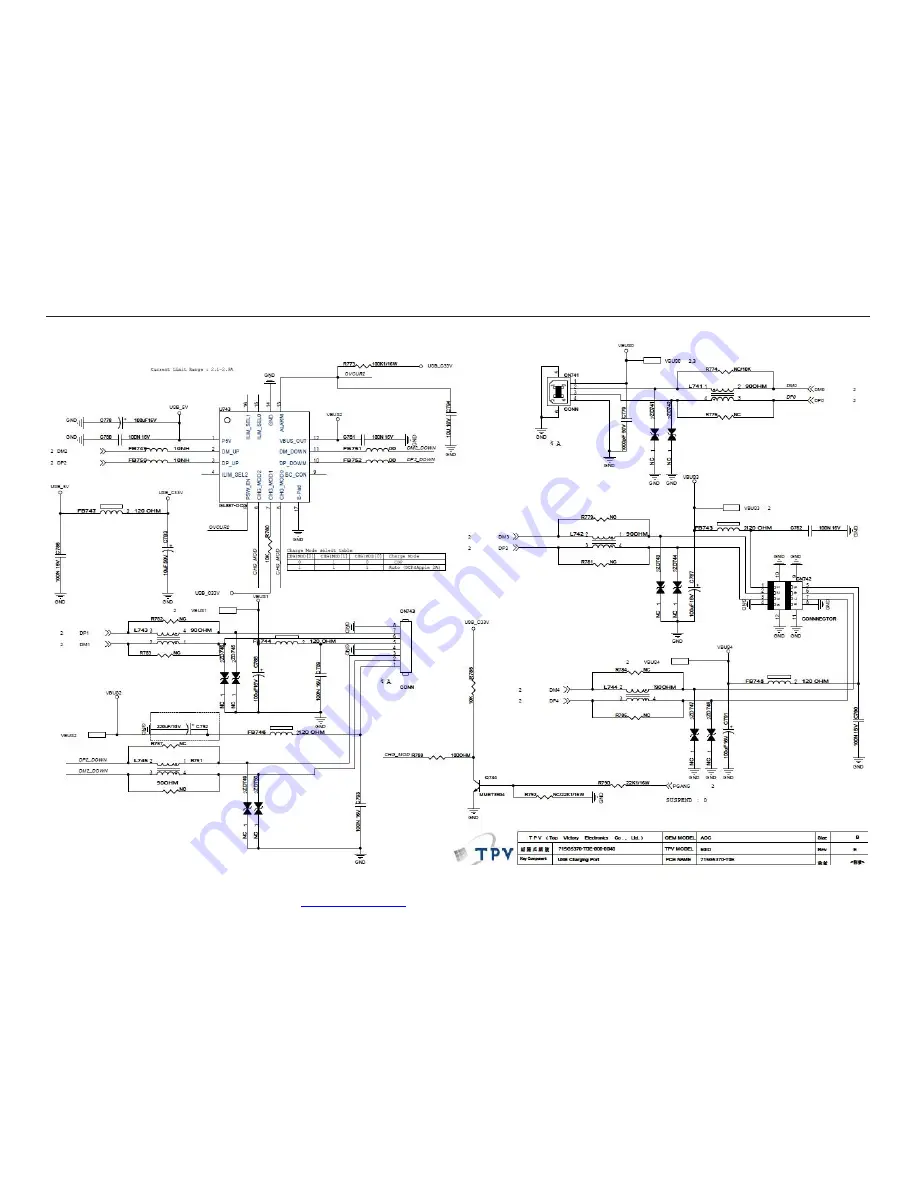 AOC E2460PWHU Service Manual Download Page 45