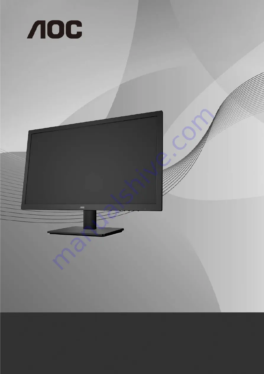 AOC E2475SWQE User Manual Download Page 1