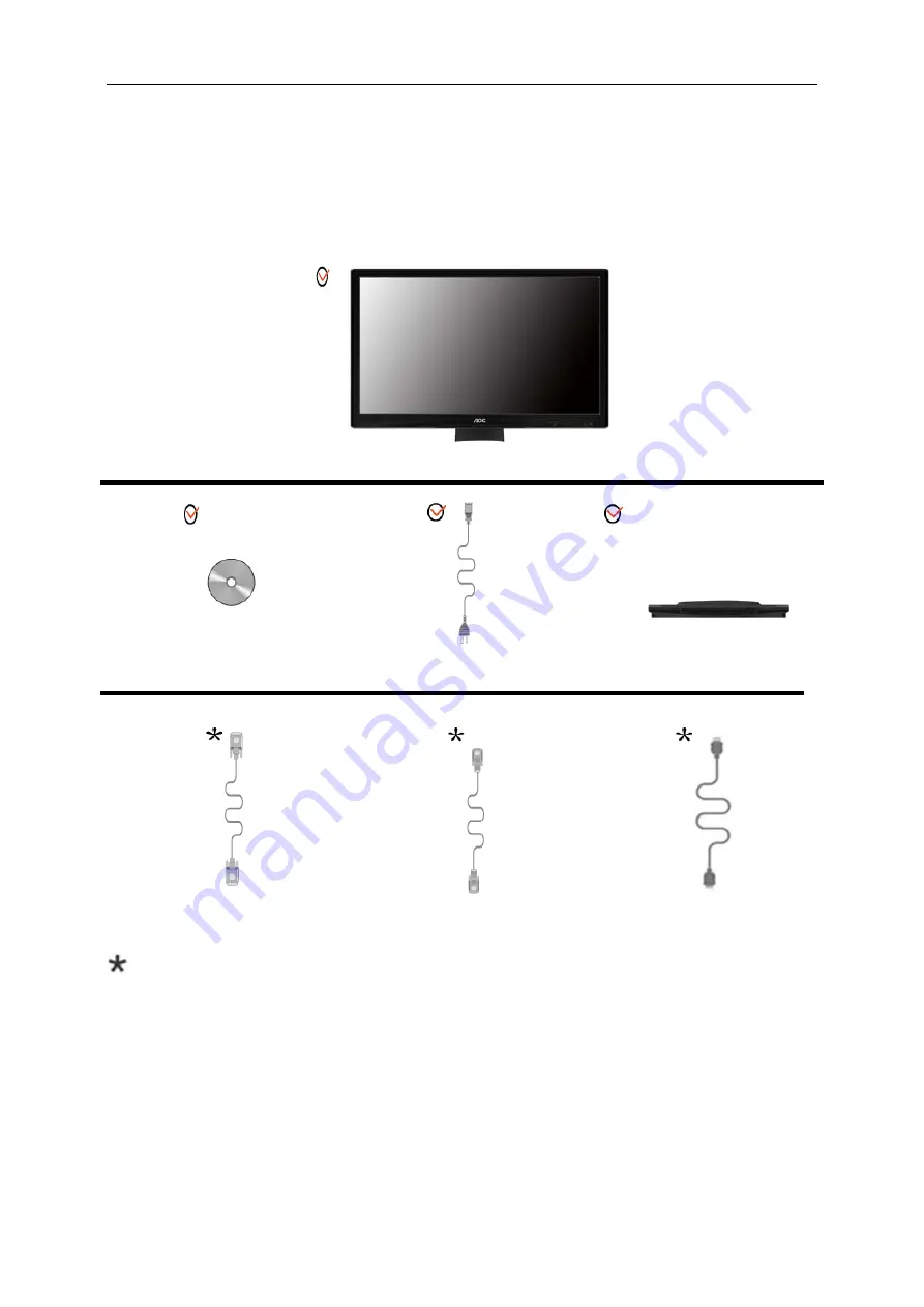 AOC E2727SHE User Manual Download Page 9