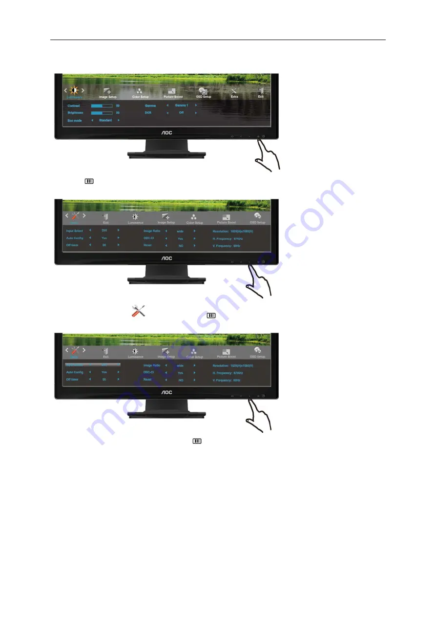 AOC E2727SHE User Manual Download Page 33