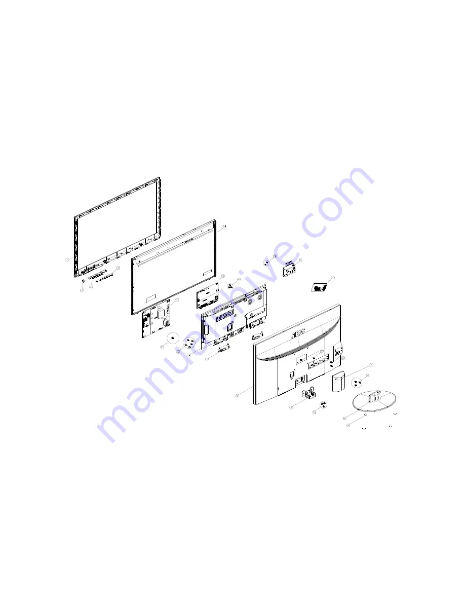 AOC e2752Vq Service Manual Download Page 58