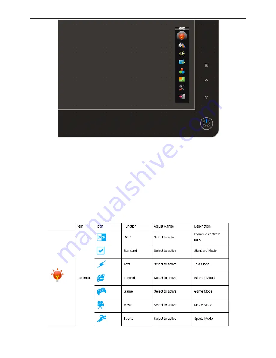 AOC E936SWA Service Manual Download Page 7