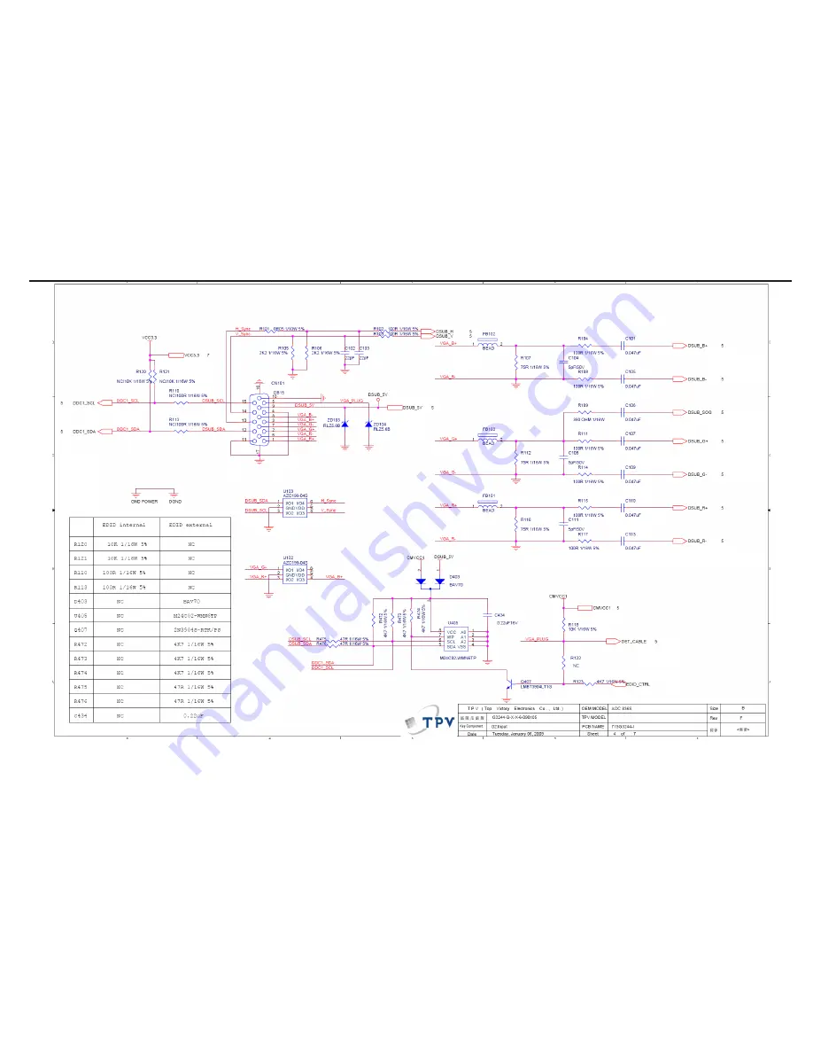 AOC E936SWA Service Manual Download Page 27