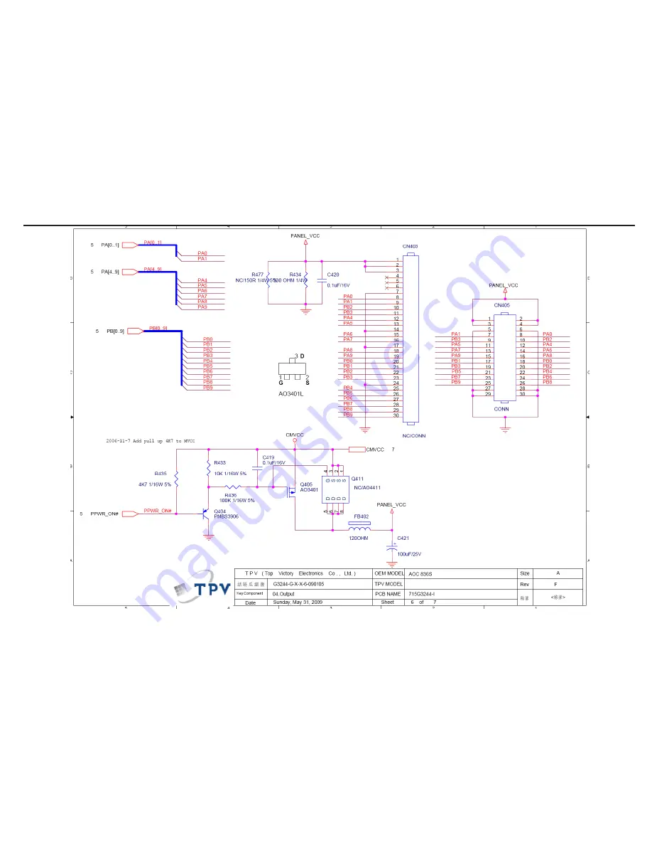 AOC E936SWA Service Manual Download Page 29