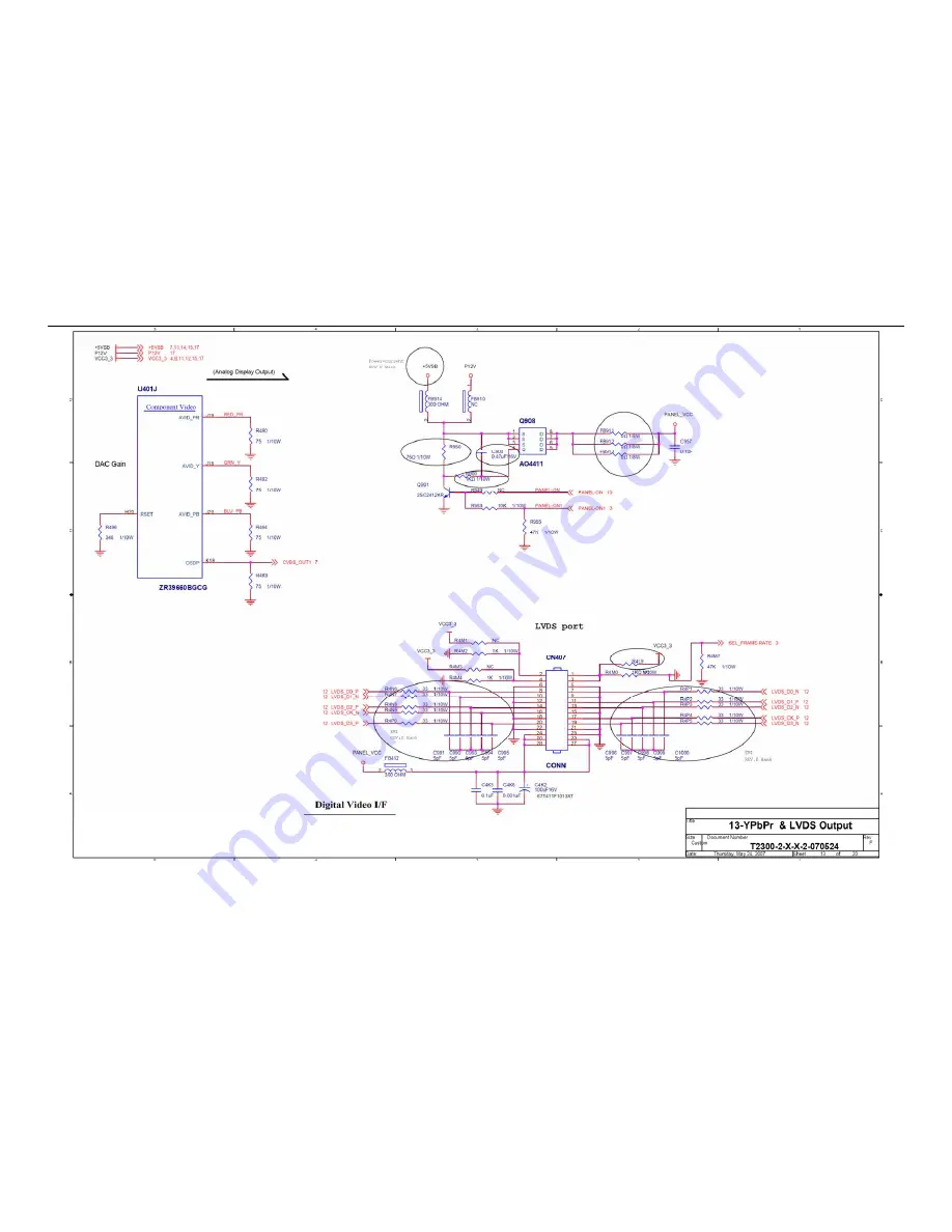 AOC Envision L42W665 Service Manual Download Page 49