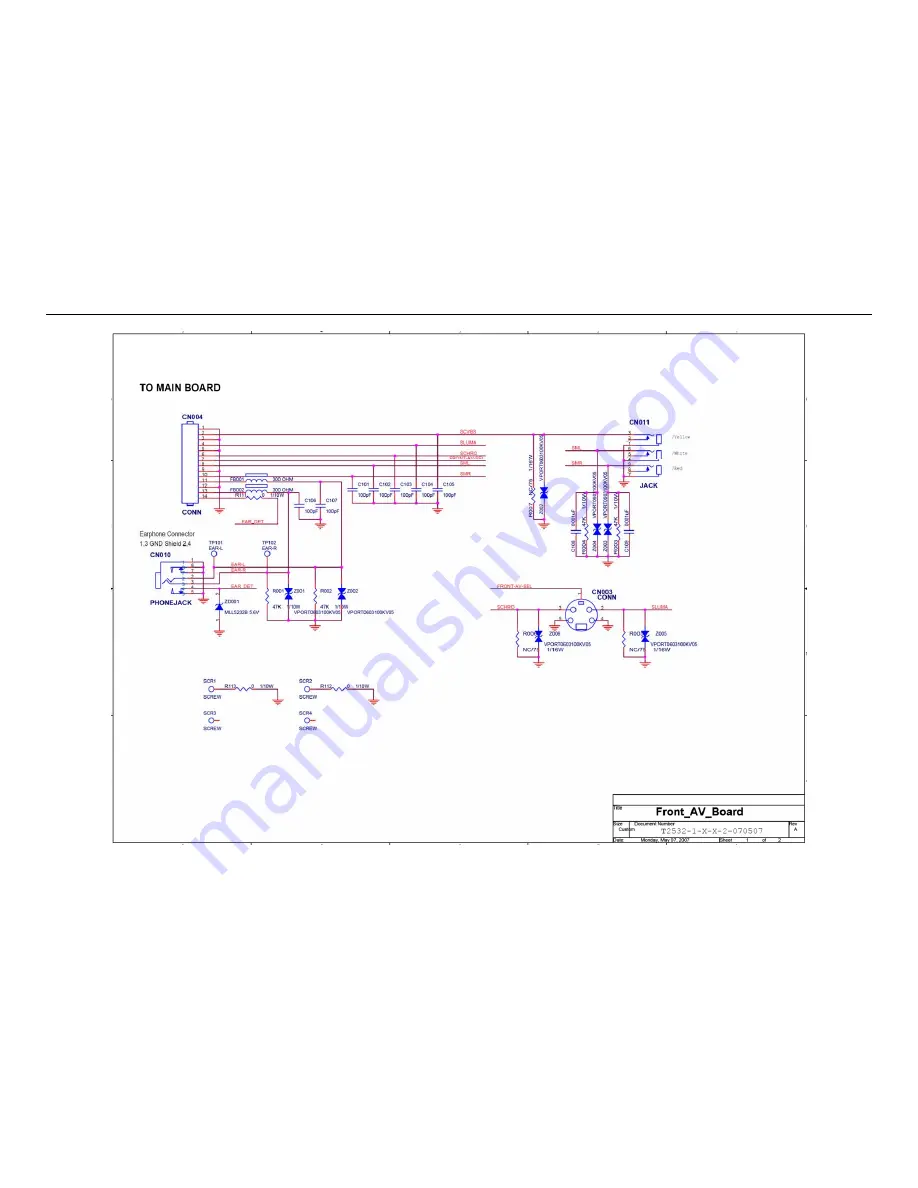 AOC Envision L42W665 Service Manual Download Page 57