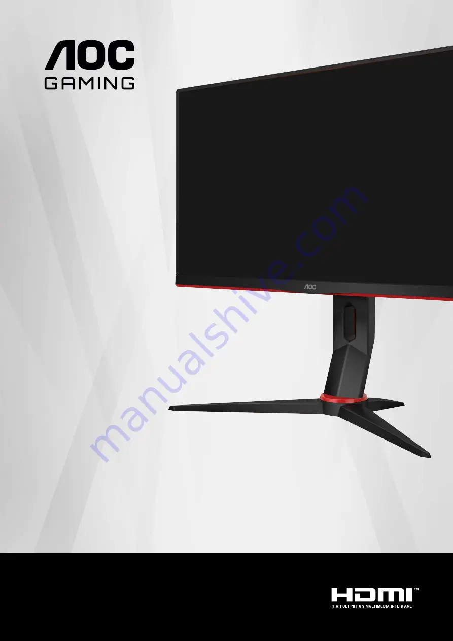 AOC GAMING 27G2BK User Manual Download Page 1