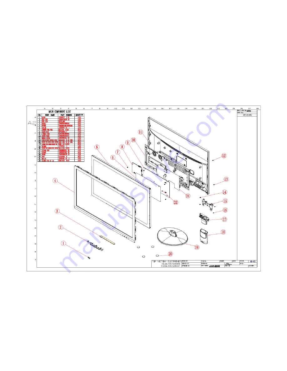 AOC i2252VWH Service Manual Download Page 30