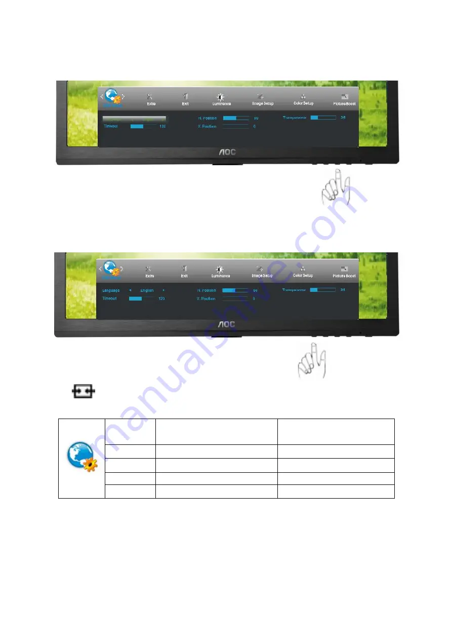 AOC I2260PWHU User Manual Download Page 34