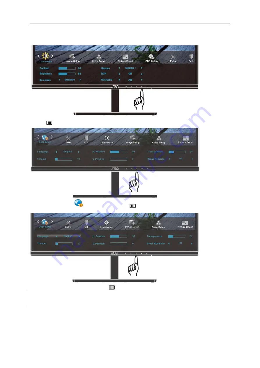 AOC I2279VW User Manual Download Page 31