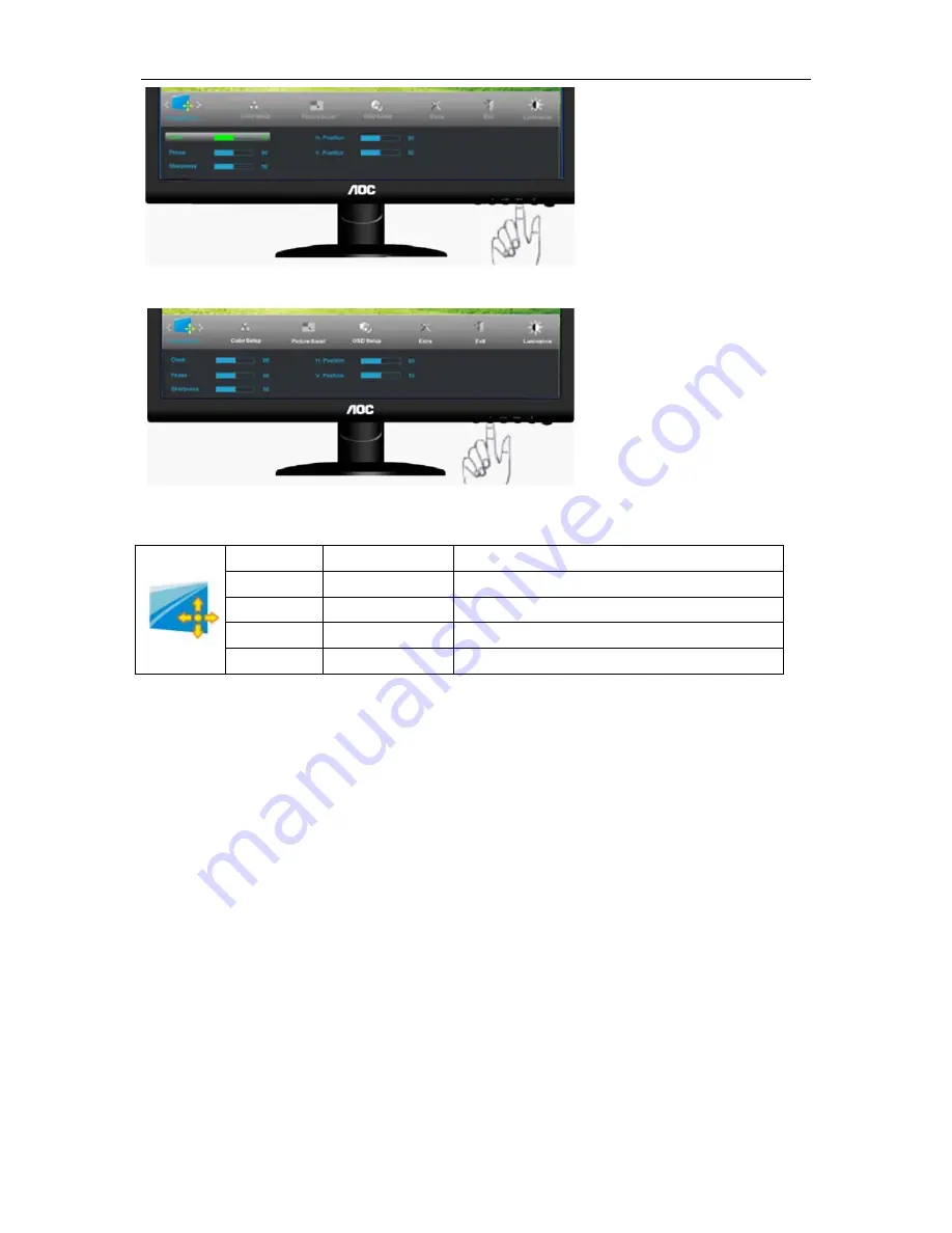 AOC i2352Ve User Manual Download Page 22