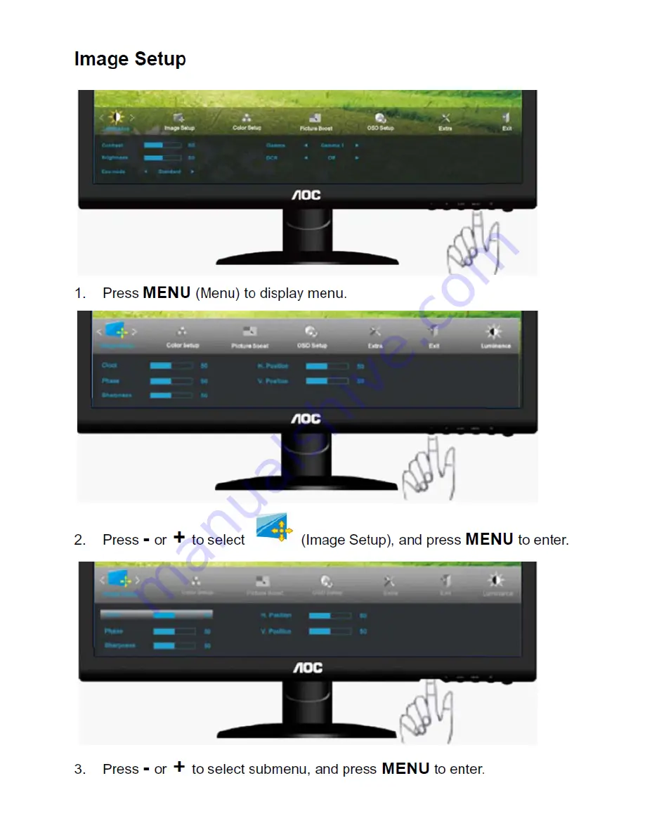 AOC I2352VH Service Manual Download Page 10