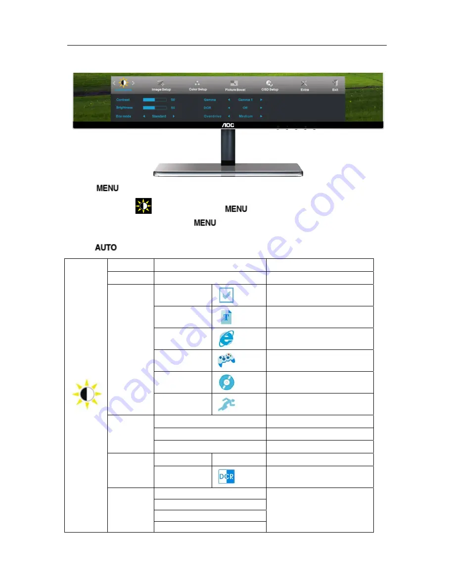 AOC I2477FWQ User Manual Download Page 26