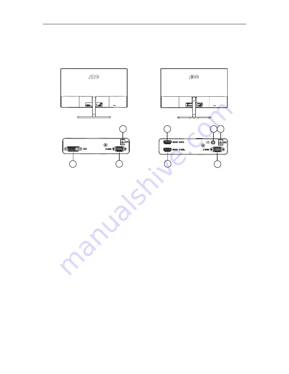 AOC I2579V User Manual Download Page 12