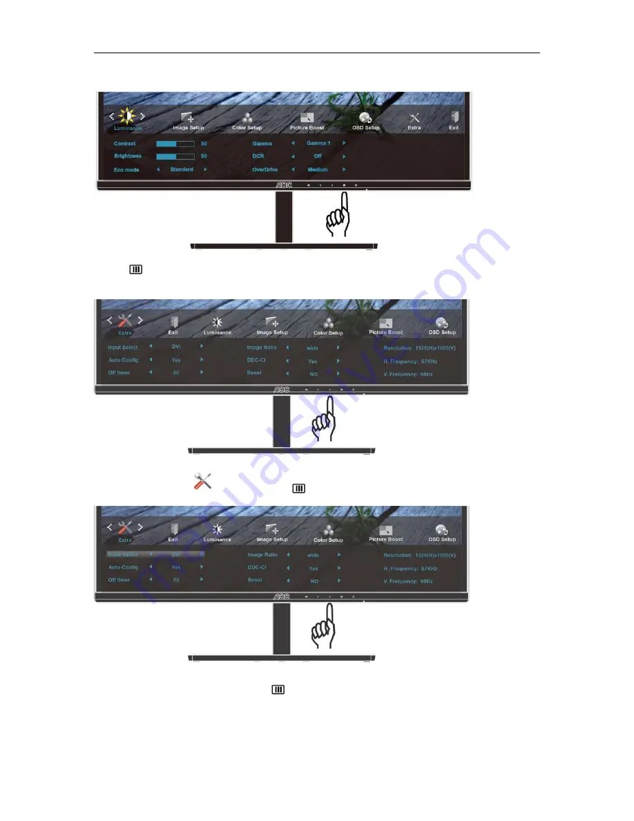 AOC I2579V User Manual Download Page 35