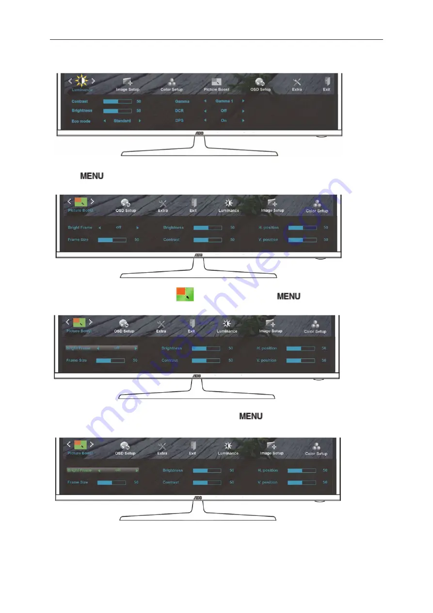 AOC I3207VW3 User Manual Download Page 27