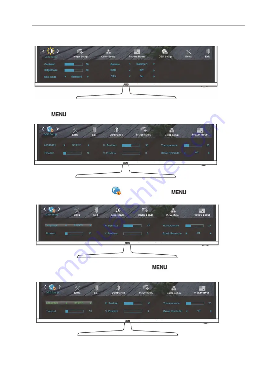 AOC I3207VW3 User Manual Download Page 29