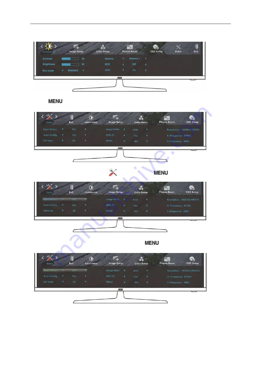 AOC I3207VW3 User Manual Download Page 31