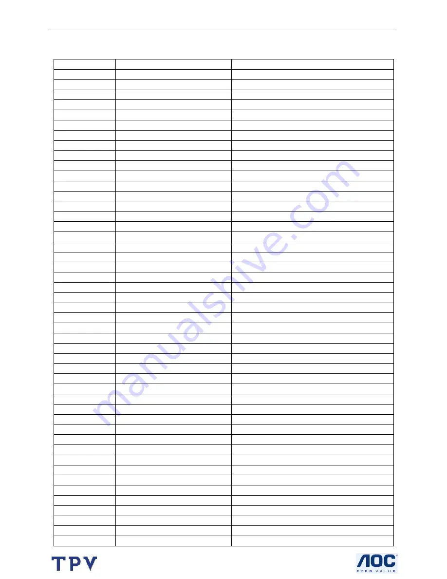 AOC L27W431 Service Manual Download Page 55