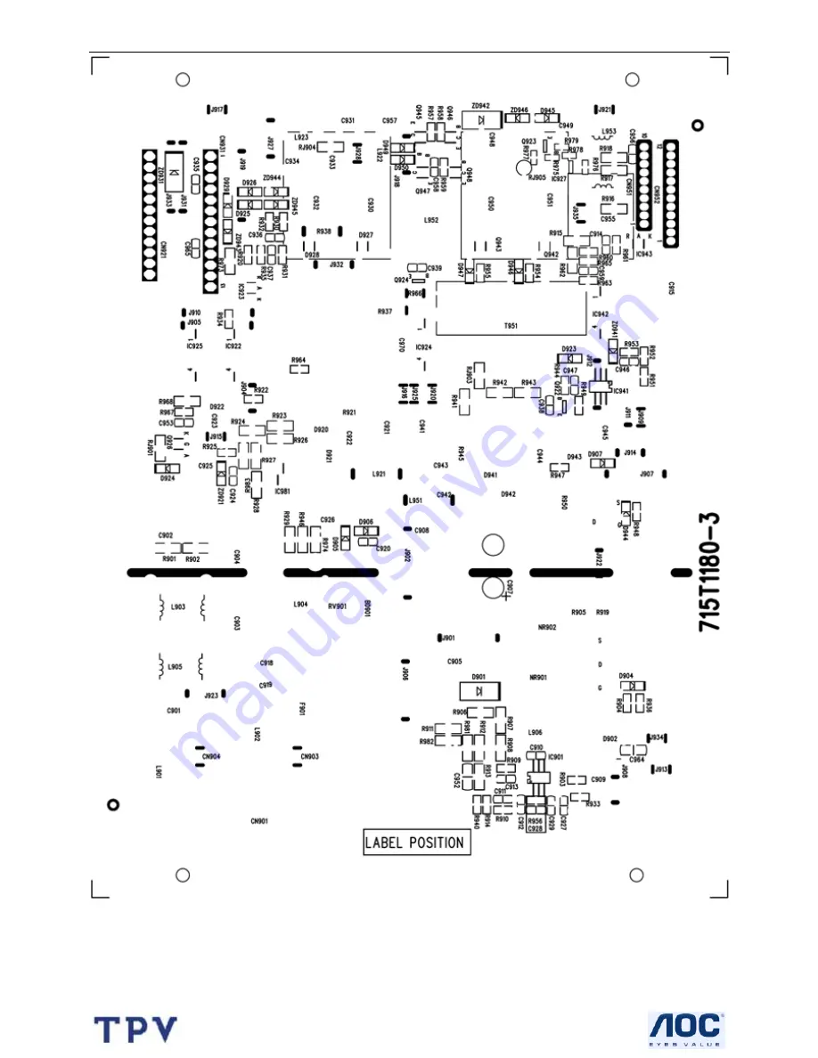 AOC l32w451 Service Manual Download Page 39