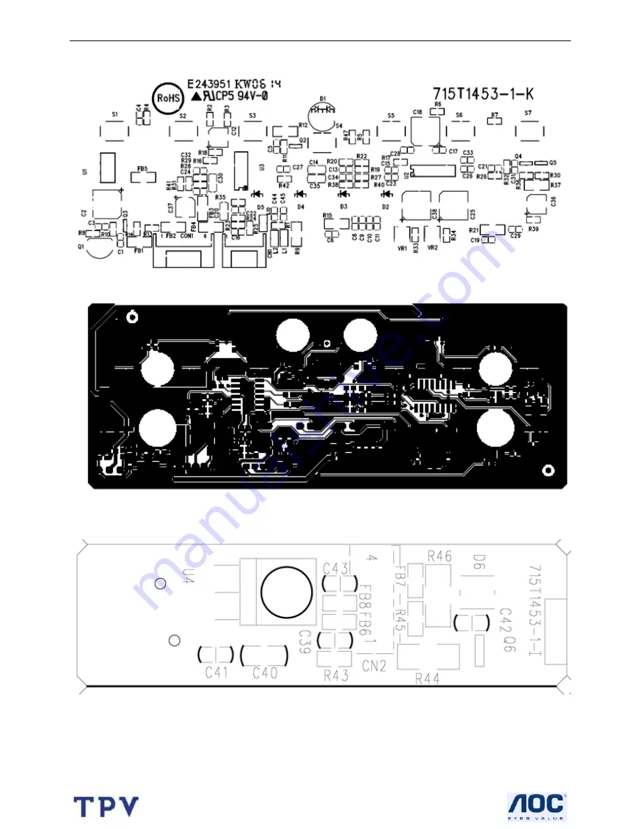 AOC l32w451 Service Manual Download Page 41