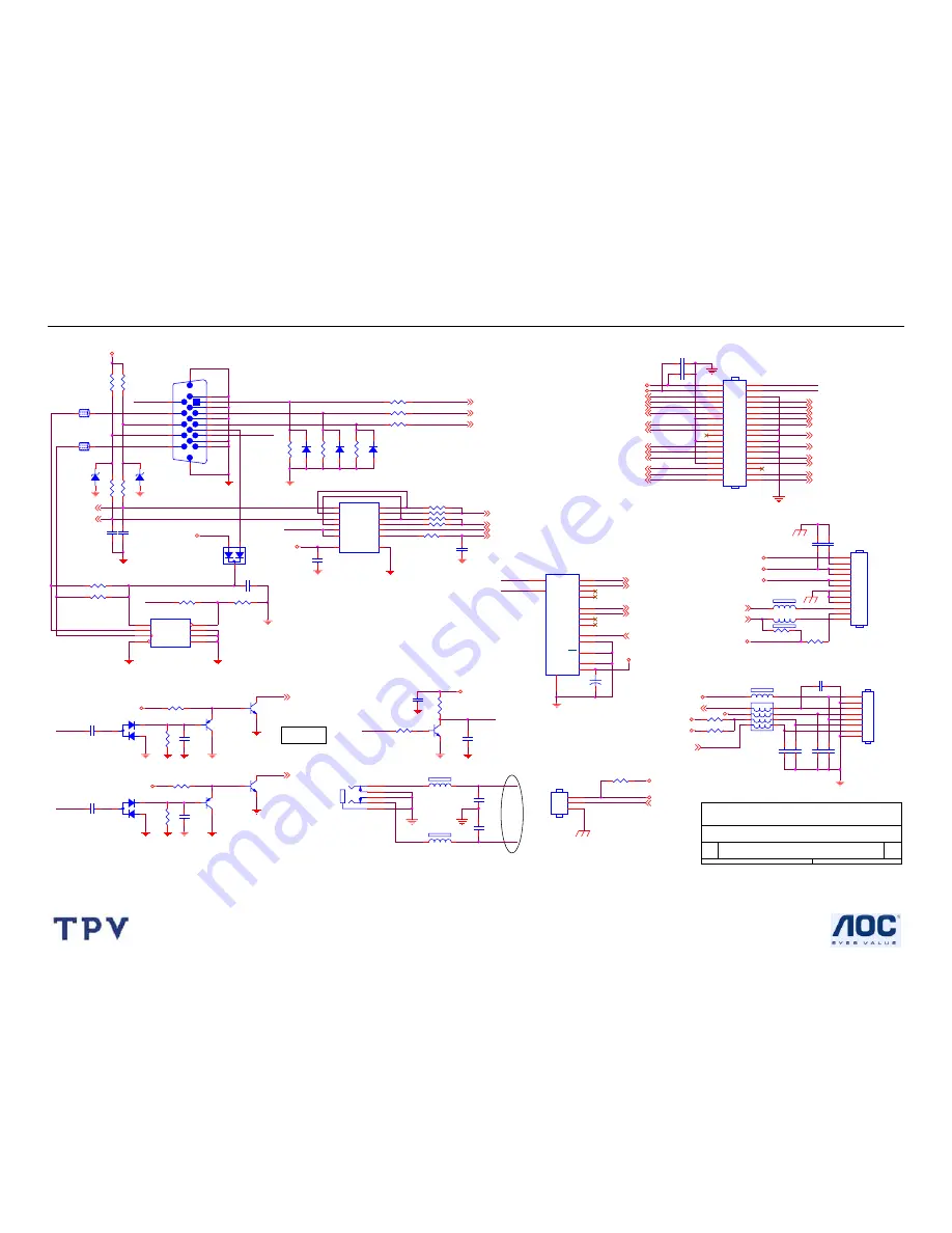 AOC l32w451 Service Manual Download Page 49