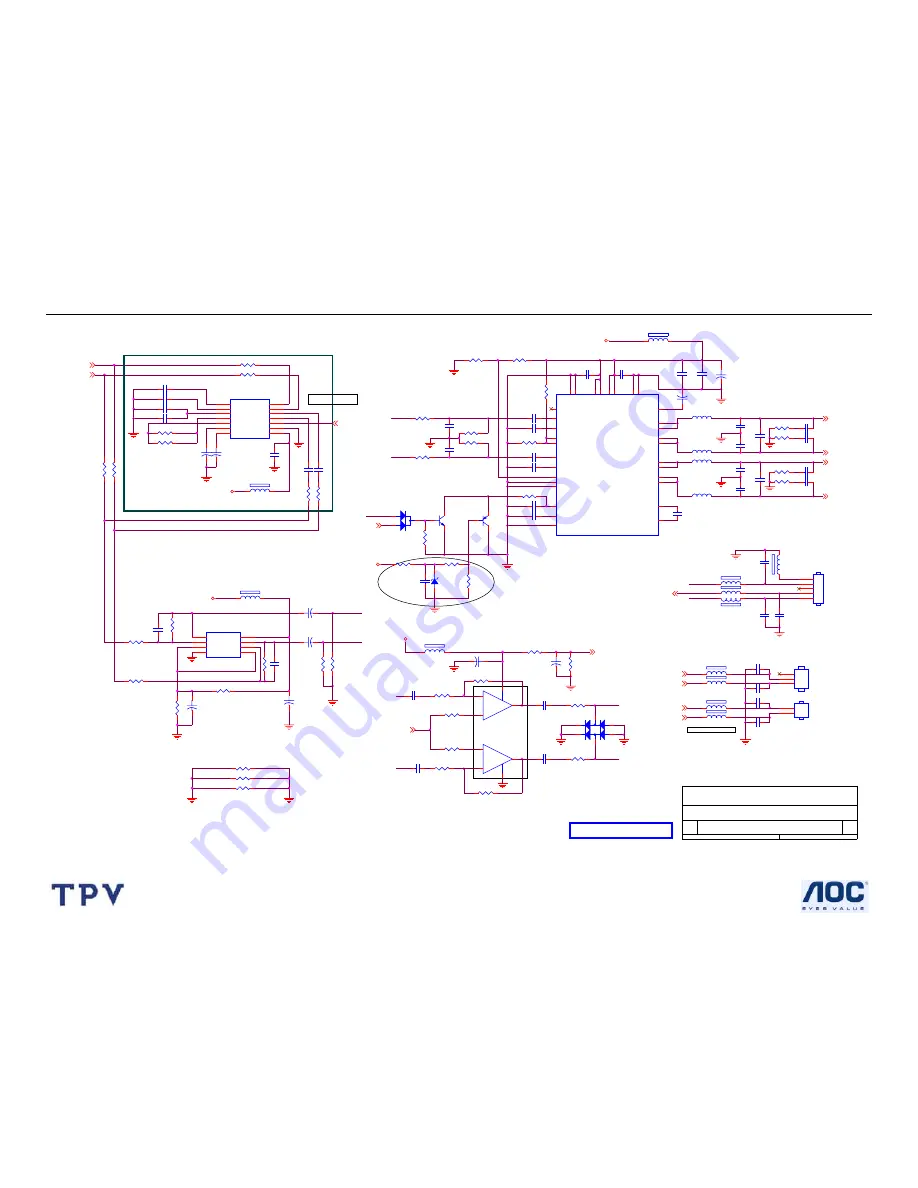 AOC l32w451 Service Manual Download Page 56