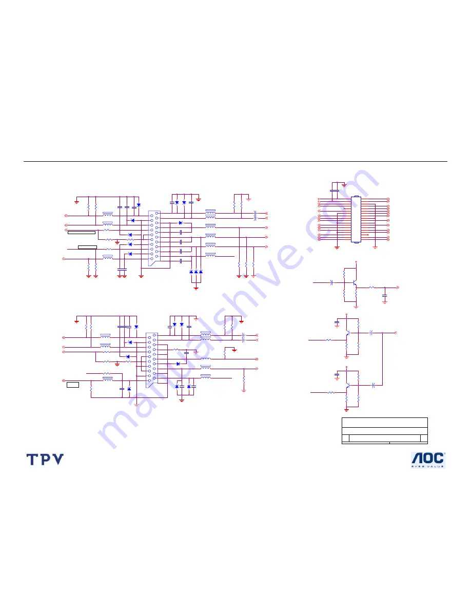 AOC l32w451 Service Manual Download Page 62