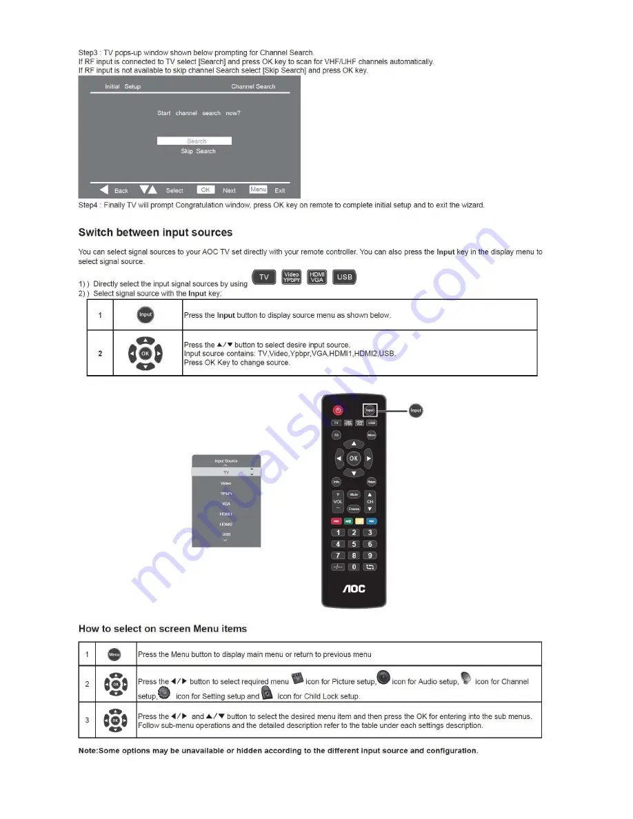 AOC LE23A6730/61 Скачать руководство пользователя страница 7