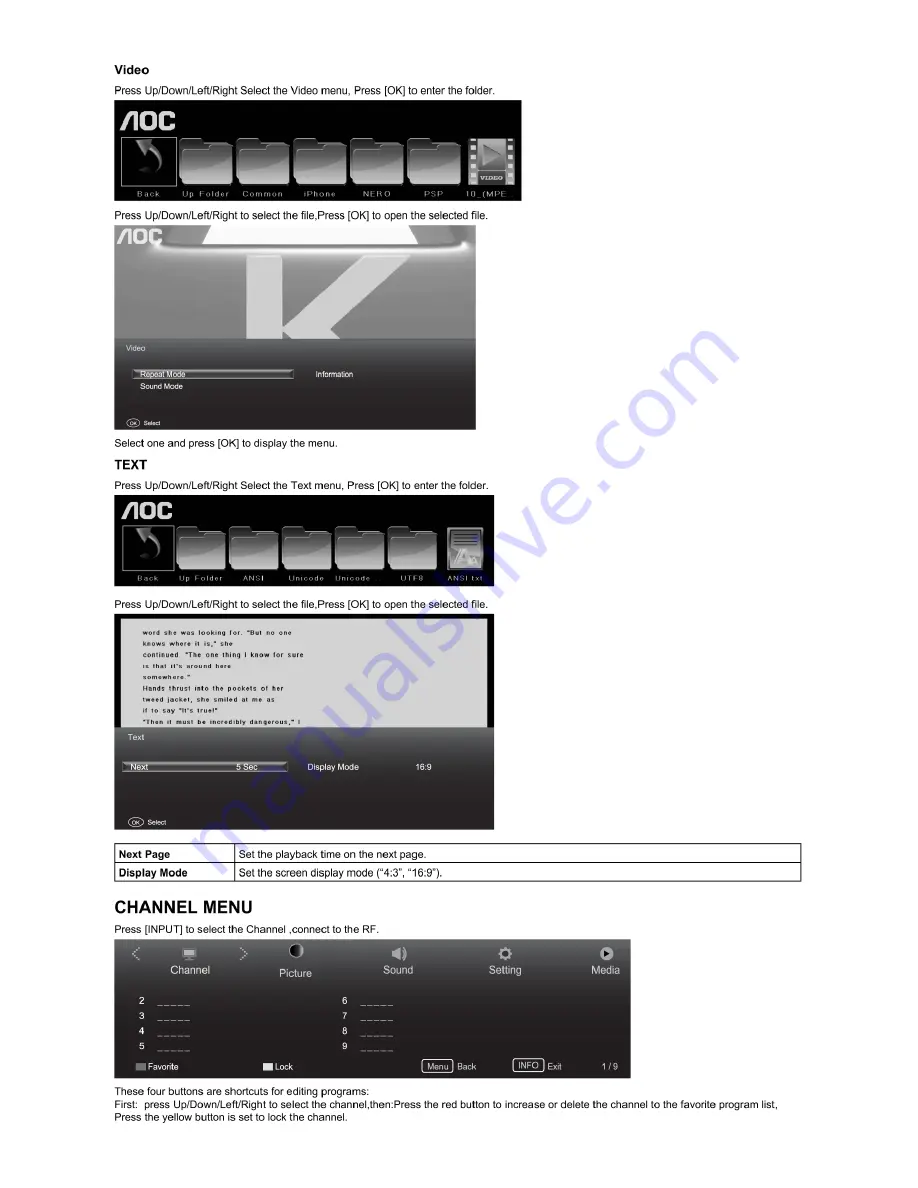 AOC LE24A1330 Service Manual Download Page 13