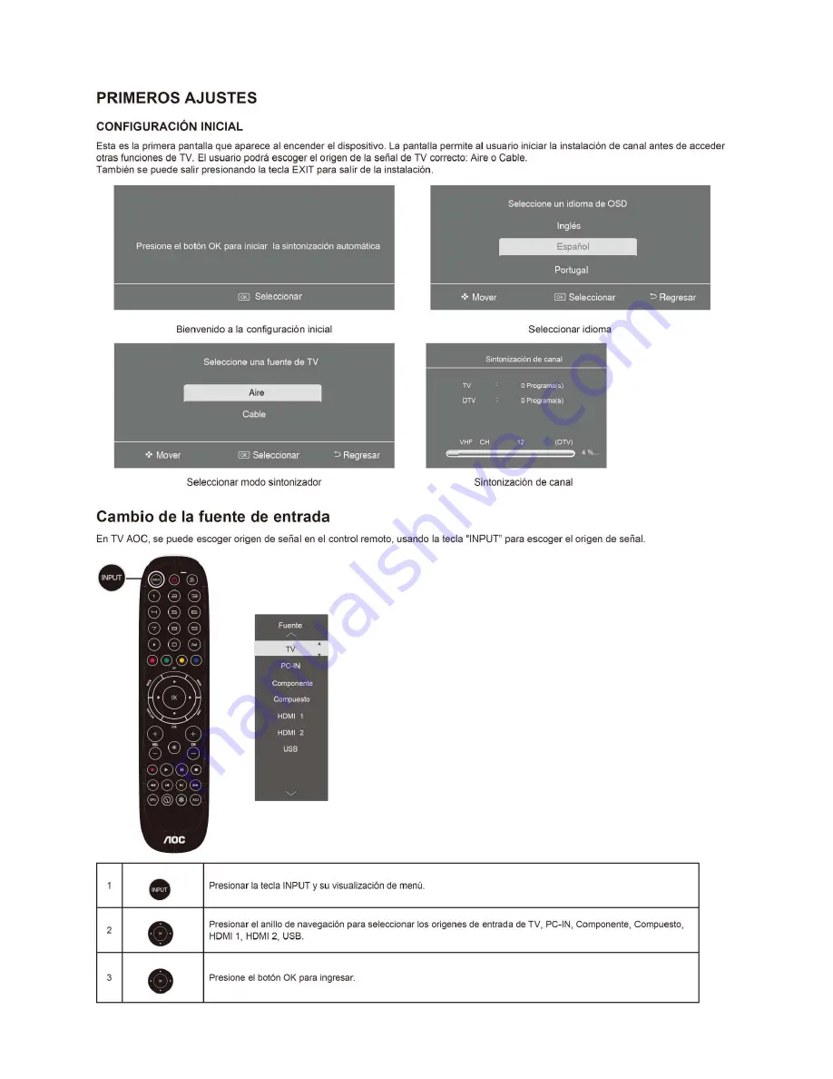 AOC LE24D3140_30 Service Manual Download Page 6