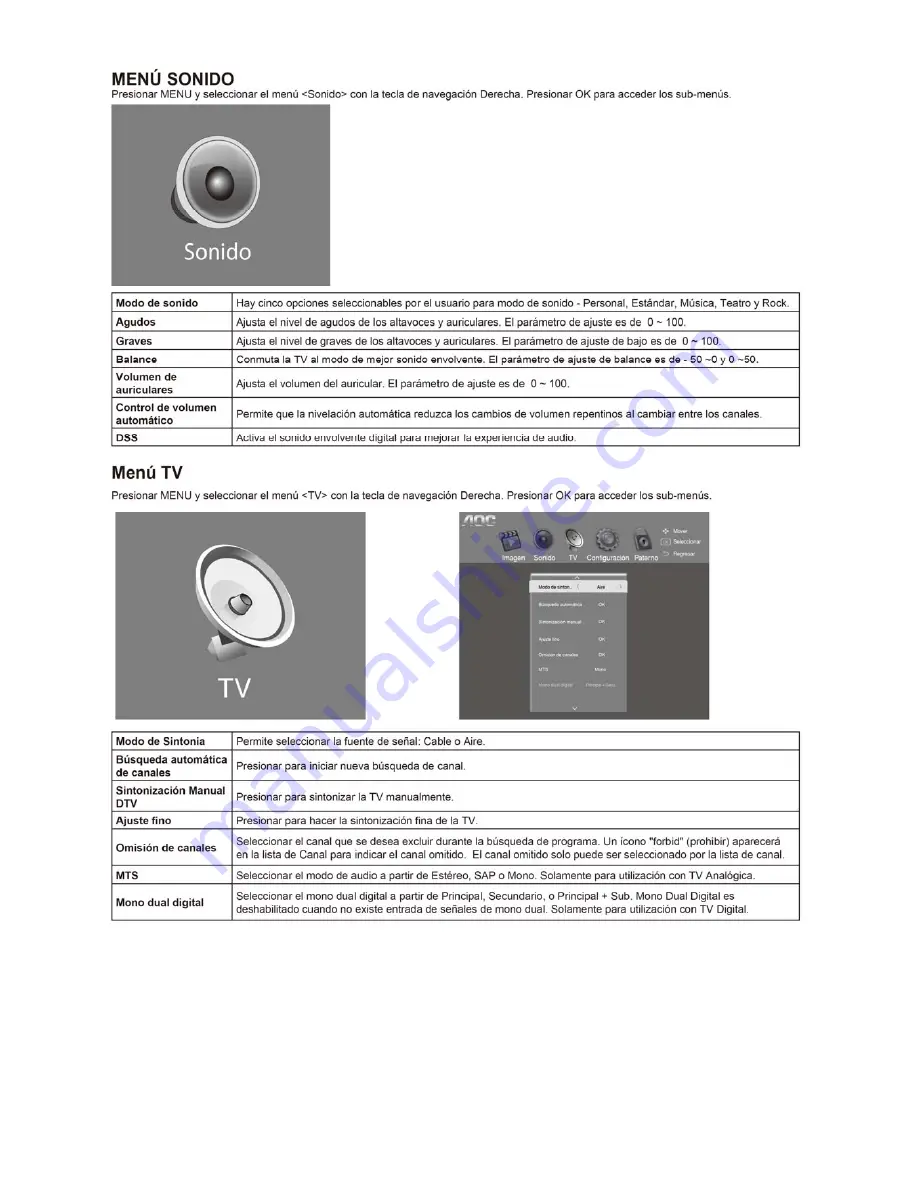 AOC LE24D3140_30 Service Manual Download Page 8