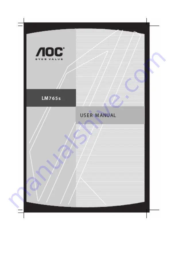 AOC LM765s User Manual Download Page 1