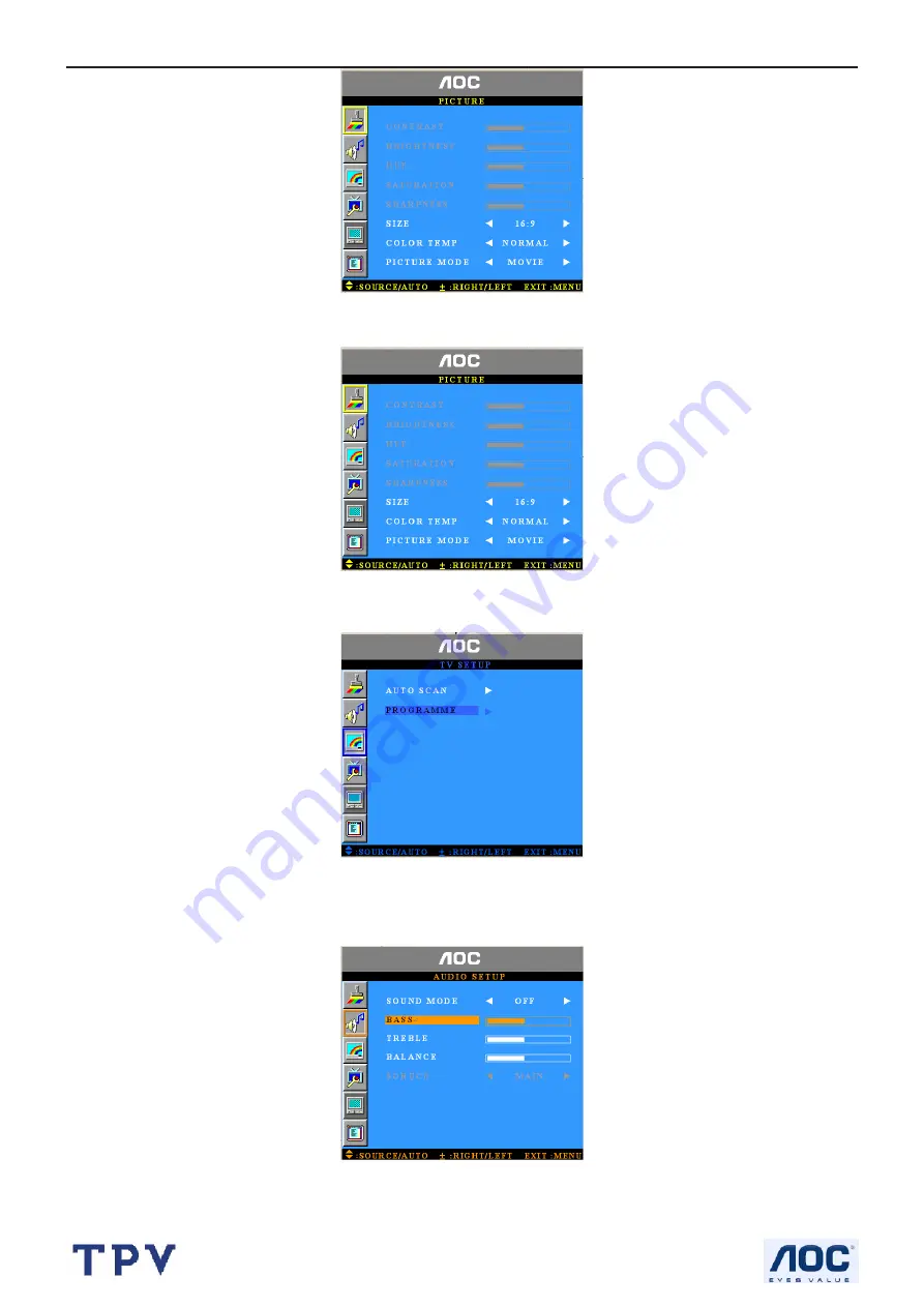 AOC M19W531 Service Manual Download Page 8